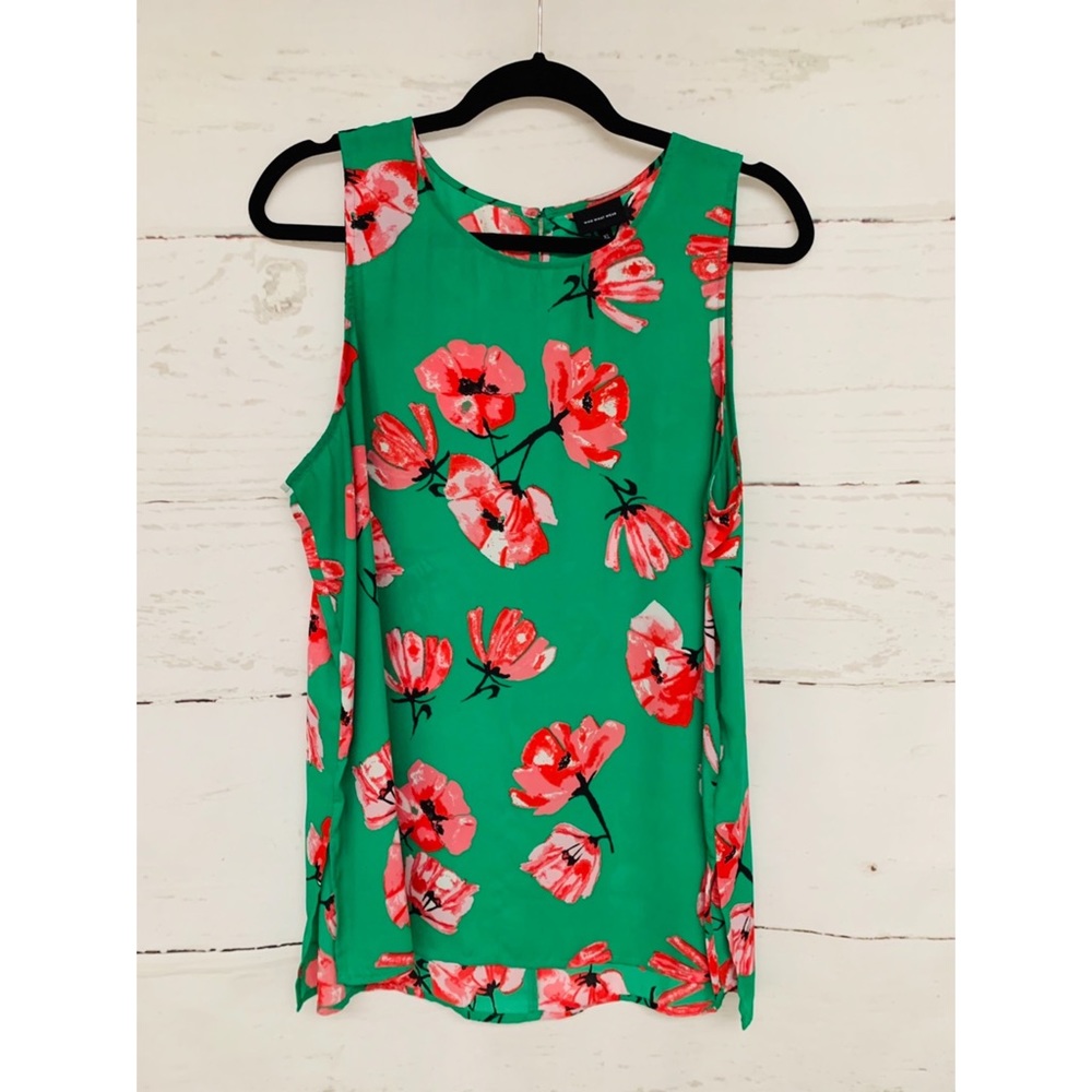 Who What Wear Floral Tank Blouse